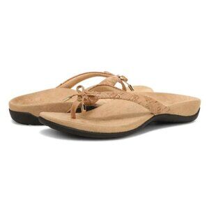 Bella Toe Post Sandal - Color Gold Cork